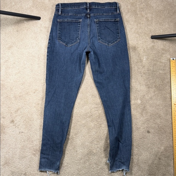 Frame Denim Indigo Skinny Jeans - Picture 7 of 8